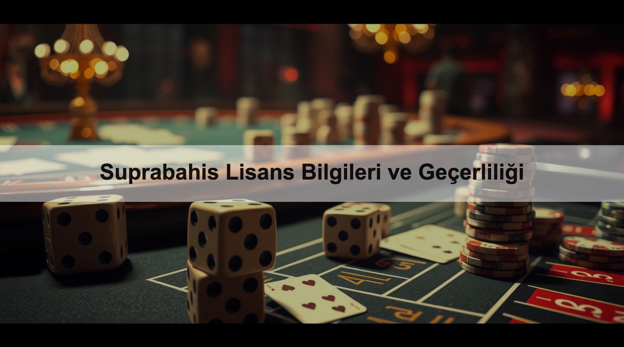 Suprabahis Lisans Bilgileri ve Geçerliliği 1 Suprabahis Lisans Bilgileri ve Geçerliliği