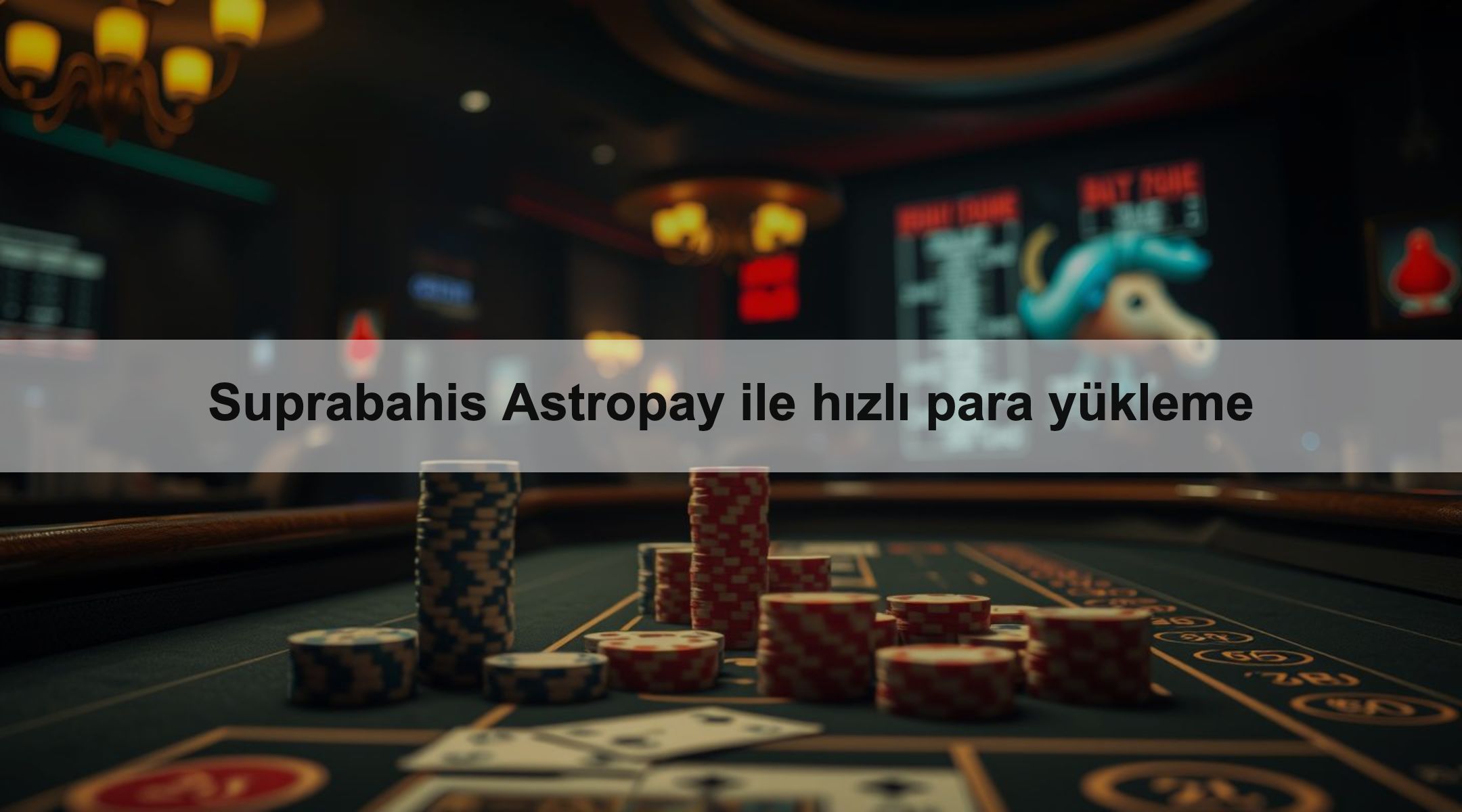 Suprabahis Astropay ile hızlı para yükleme